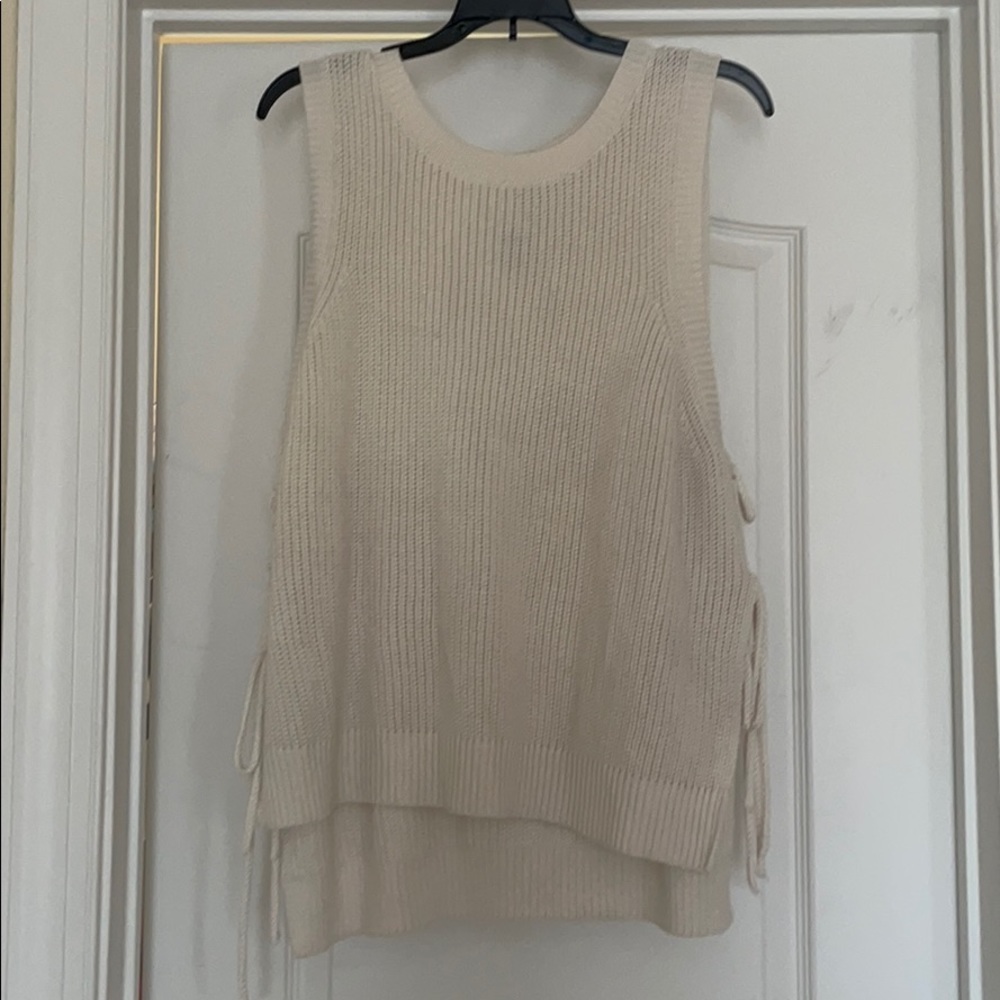 White tie vest